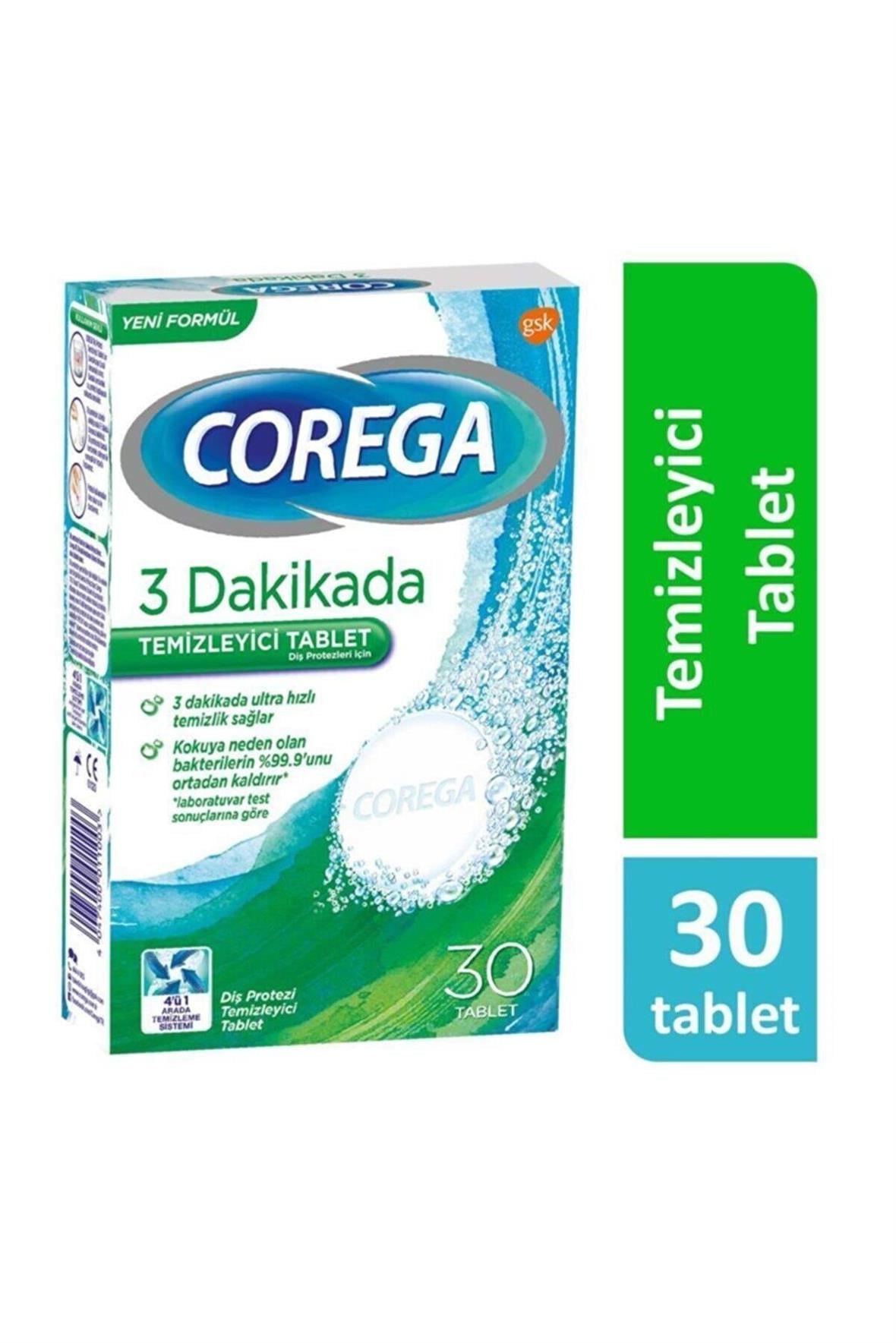 COREGA BEYAZLATICI 30 TEMİZLEYİCİ TABLET