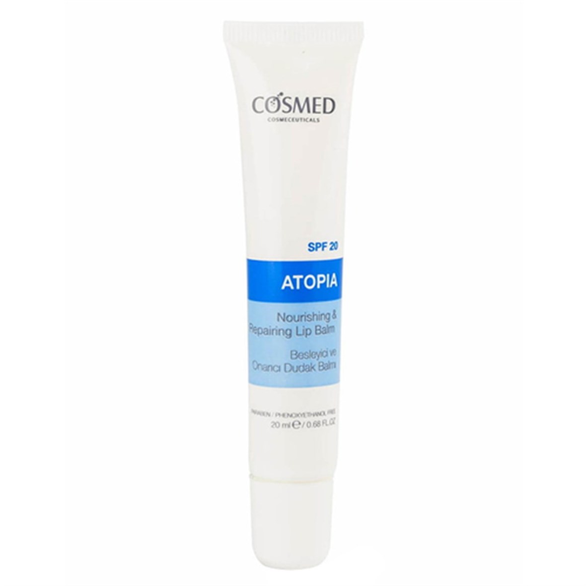 Cosmed Atopia Besleyici Dudak Balmı Spf 20 20 ml