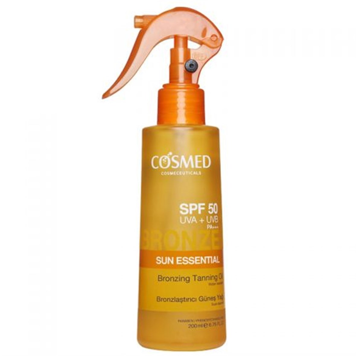 Cosmed Spf50 Bronzing Tanning Oil 200 ml