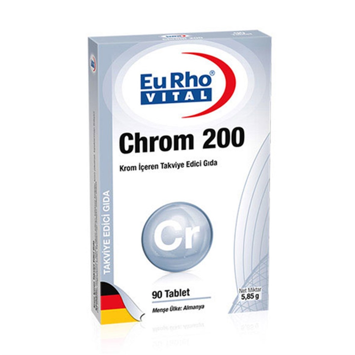EuRho Vital Chrom 200 Takviye Edici Gıda 90 Tablet