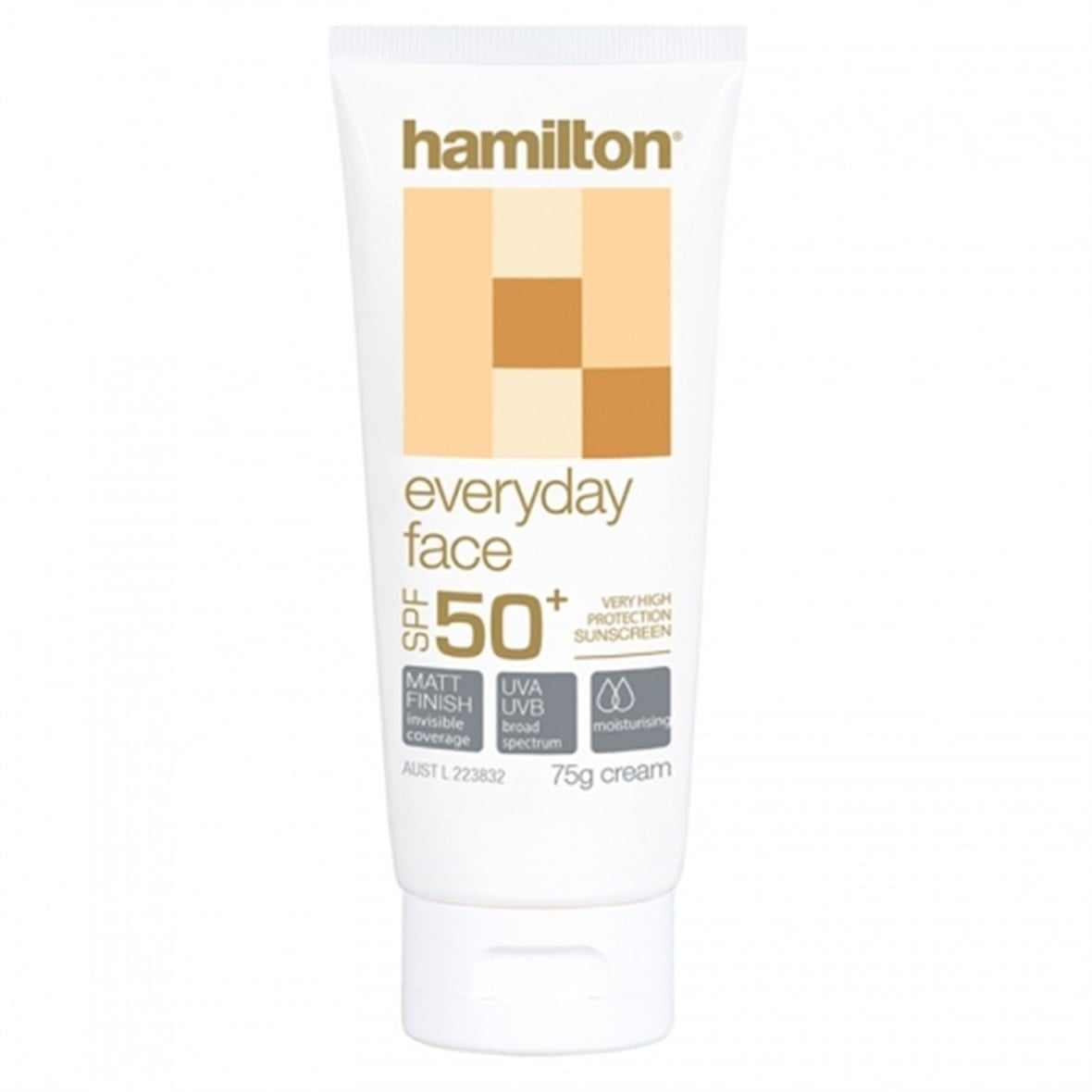 Hamilton Everyday Face Spf50+ Yüz için Güneş Koruyucu Krem 75gr