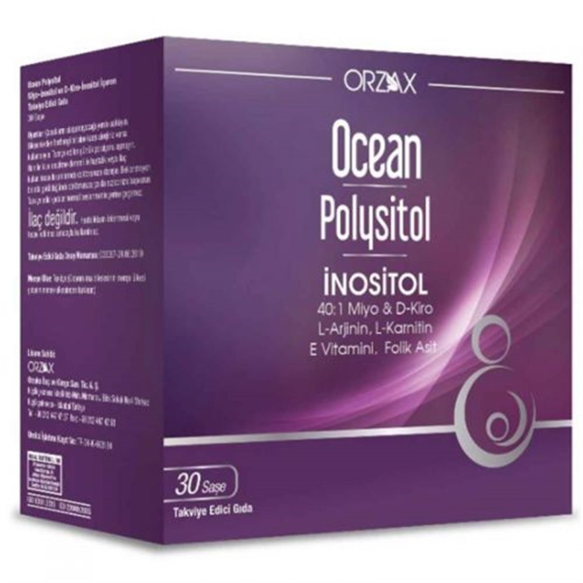 Orzax Ocean Polysitol Takviye Edici Gıda 30 Saşe - Folik Asit 400 μg  Eczasepeti.com'da En Uygun Fiyatlar ve Yorumlar