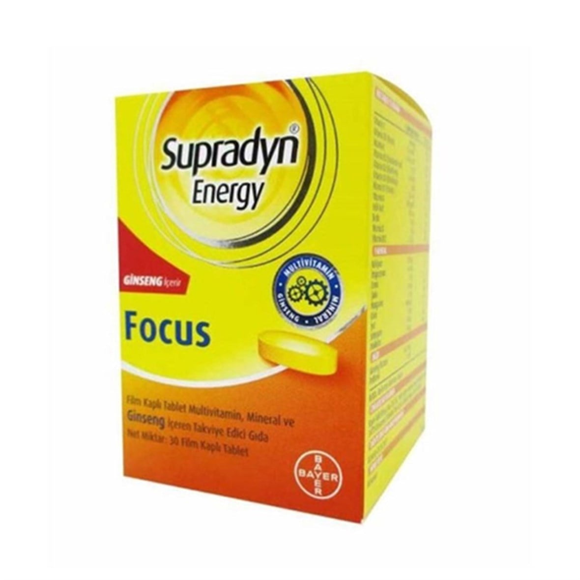 Supradyn Energy Focus 30 Film Kaplı Tablet