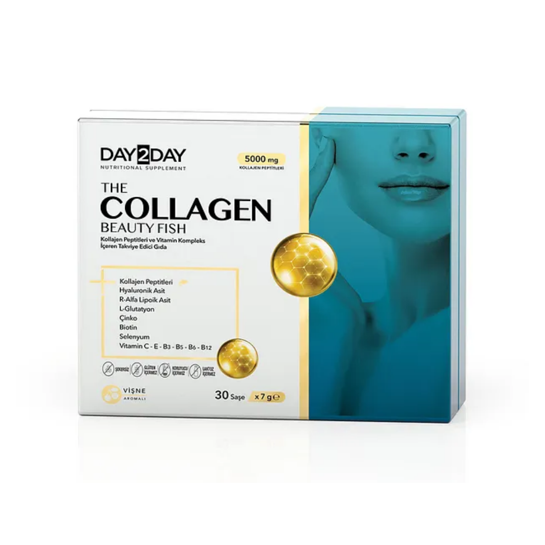 Day2Day The Collagen Beauty Fish Kollajen 30 Saşe x 7 gr
