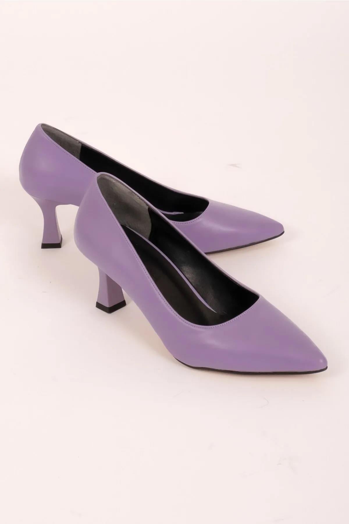 Kadın Sity Lila 6 cm İnce Topuklu Stiletto