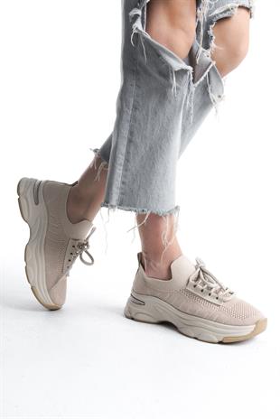 Kadın Rocco Ten Triko Spor Ayakkabı & Sneaker