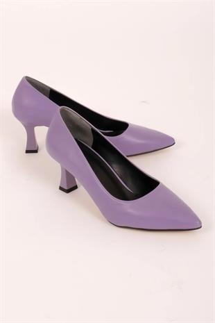 Kadın Sity Lila 6 cm İnce Topuklu Stiletto