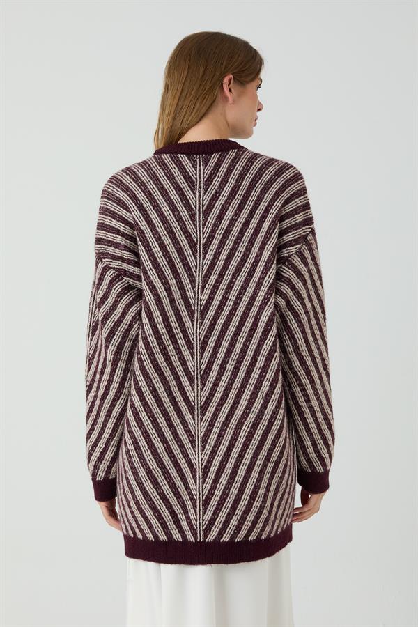 AKASYA VANİZE KAZAK BORDO