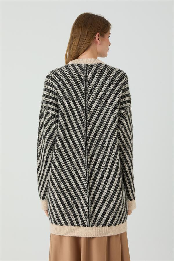 AKASYA VANİZE KAZAK SİYAH