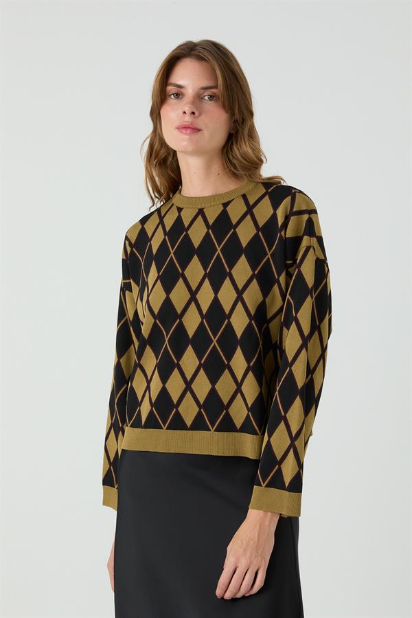 Baklavalı Kazak Yağ Yeşilli