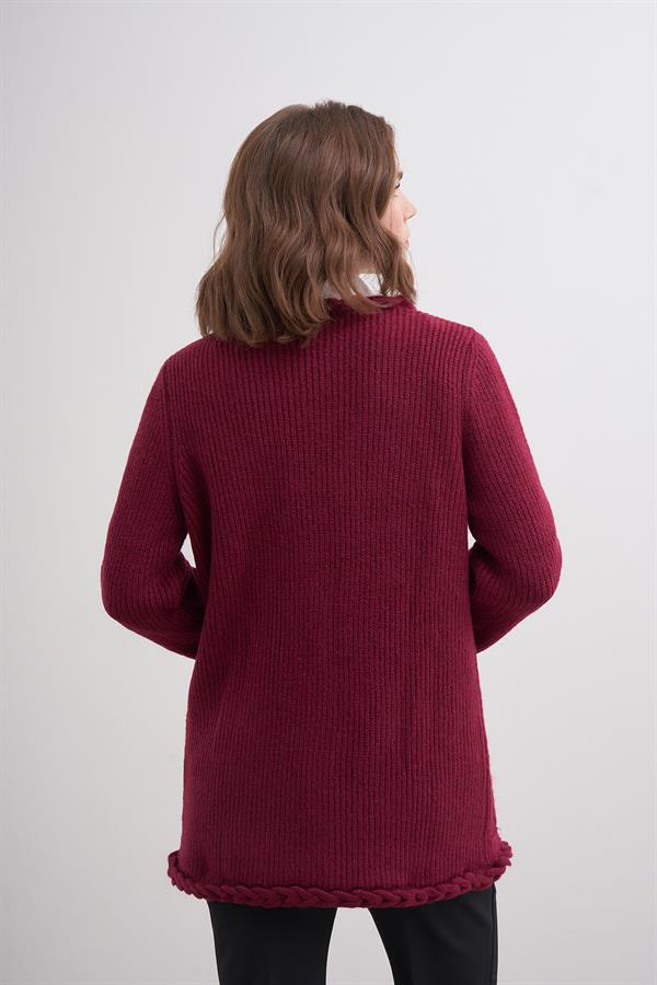 El Saçı Hırka Br7023 Bordo