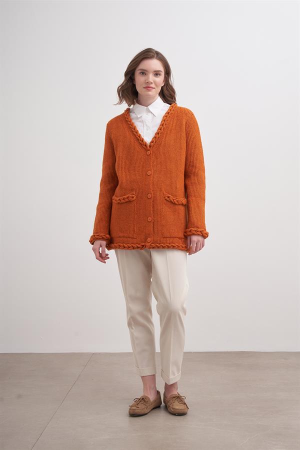 El Saçı Hırka Br7023 Oranj