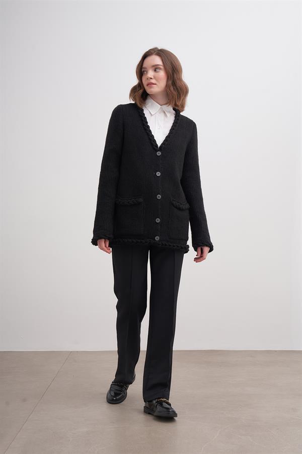 El Saçı Hırka Br7023 Siyah