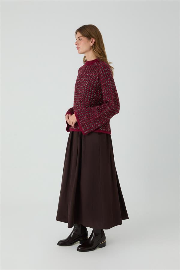 FISTIK ÇAMI KAZAK BORDO