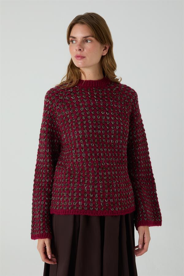 FISTIK ÇAMI KAZAK BORDO