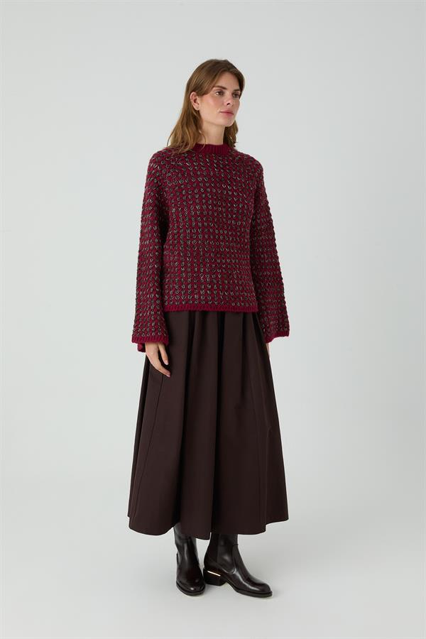 FISTIK ÇAMI KAZAK BORDO