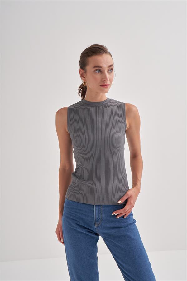 Fitilli Triko Atlet Gri