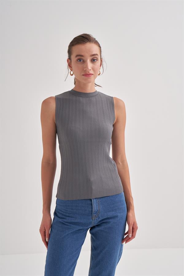 Fitilli Triko Atlet Gri