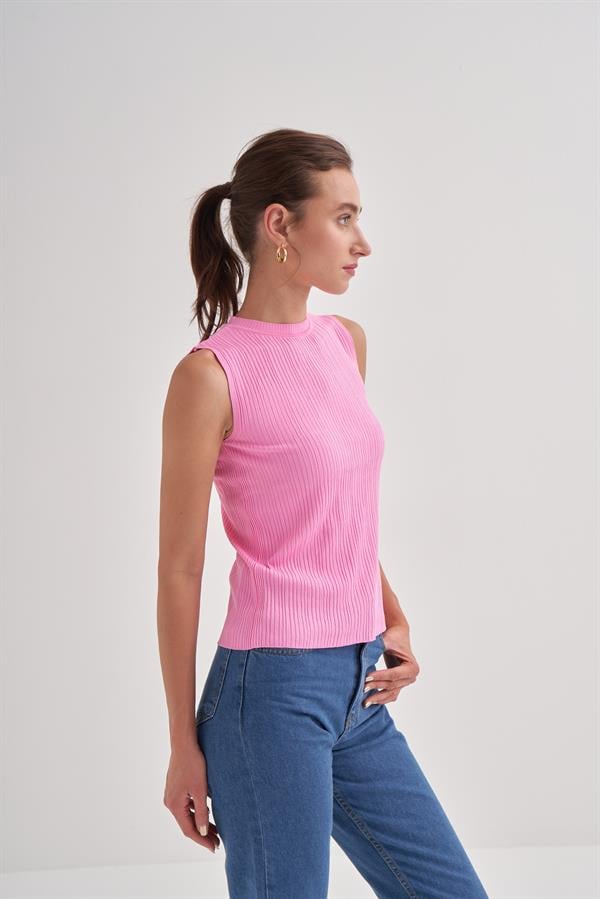 Fitilli Triko Atlet Pembe