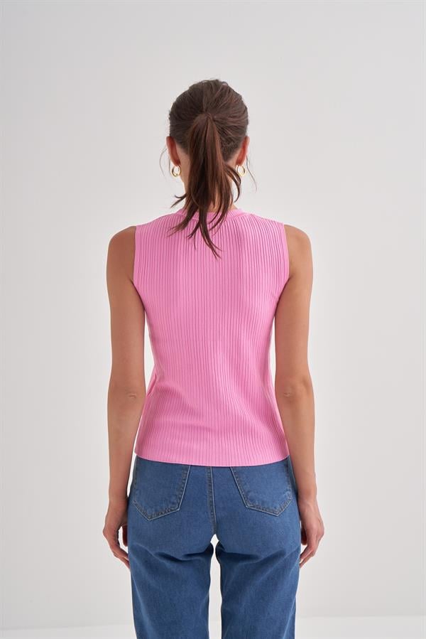 Fitilli Triko Atlet Pembe