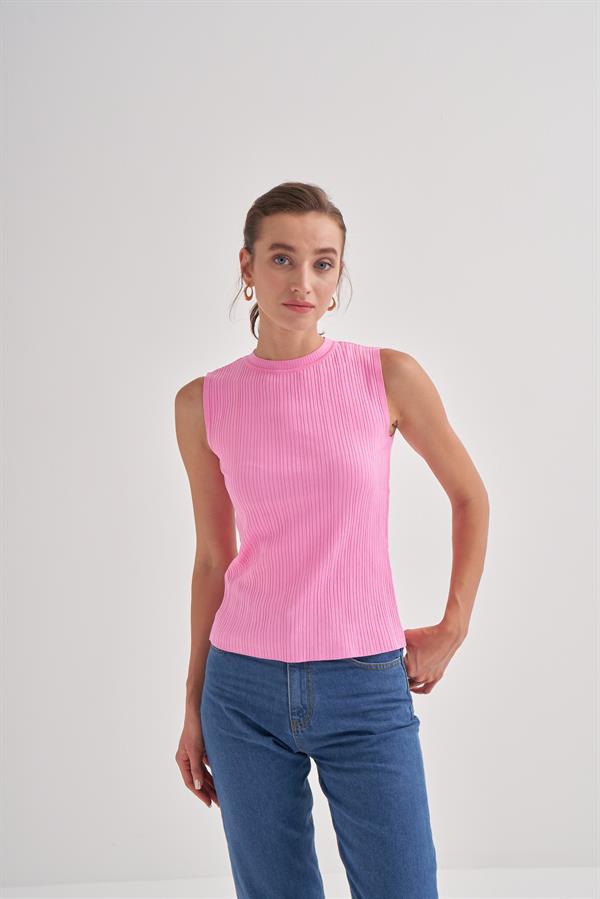 Fitilli Triko Atlet Pembe