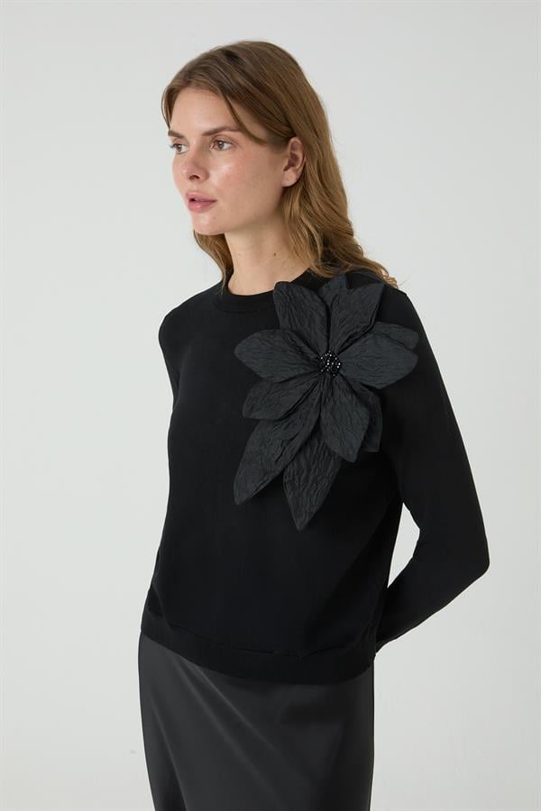 Güllü Kazak Beylem Siyah