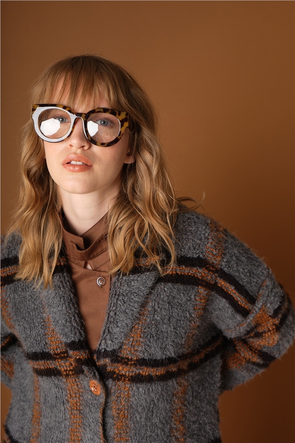 Havlu Dokuma Hırka Antrasit