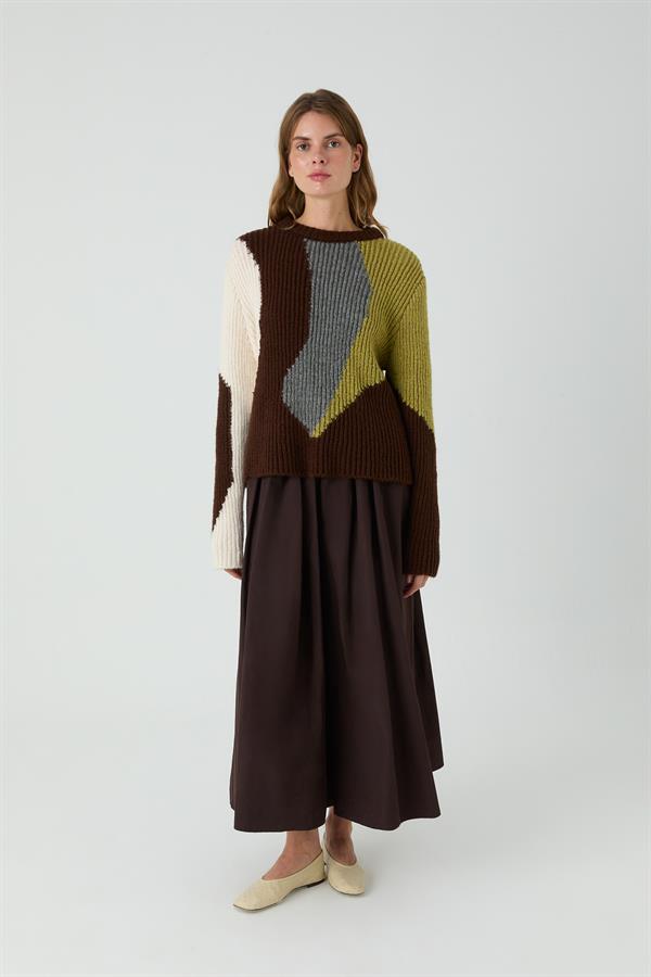 KAVAK KAZAK ÇOK RENKLİ KAHVERENGİ