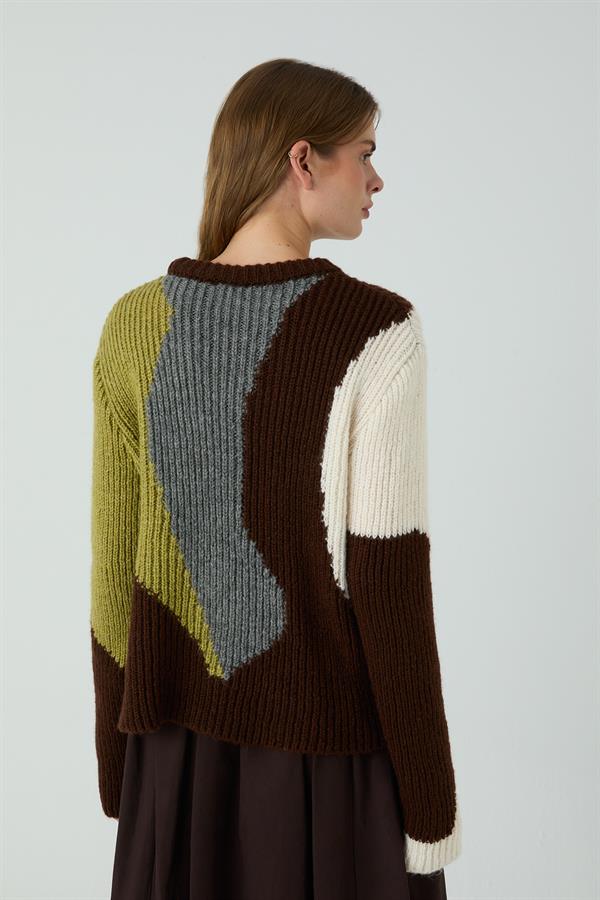 KAVAK KAZAK ÇOK RENKLİ KAHVERENGİ