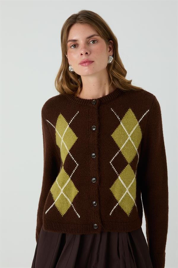 LADİN BAKLAVALI HIRKA KAHVE