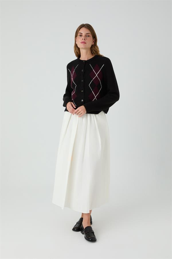 LADİN BAKLAVALI HIRKA SİYAH