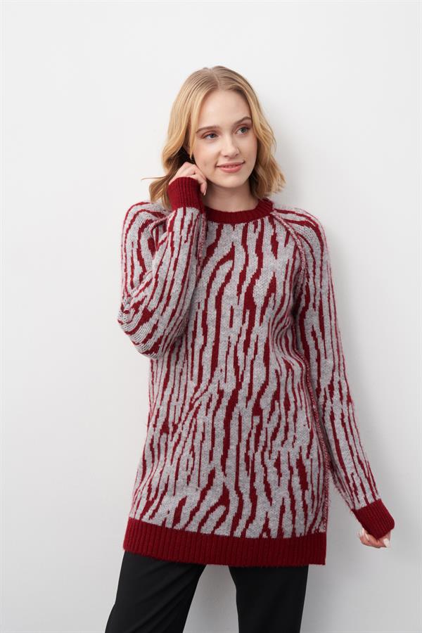 Luna Kazak Kırmızı