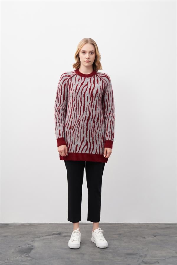 Luna Kazak Kırmızı