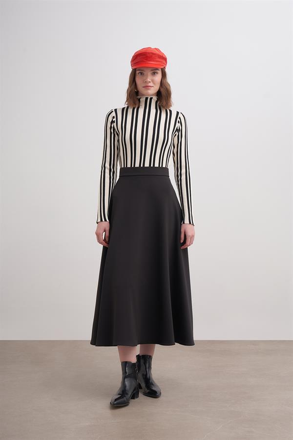 Mergen Kazak Ekru Siyah