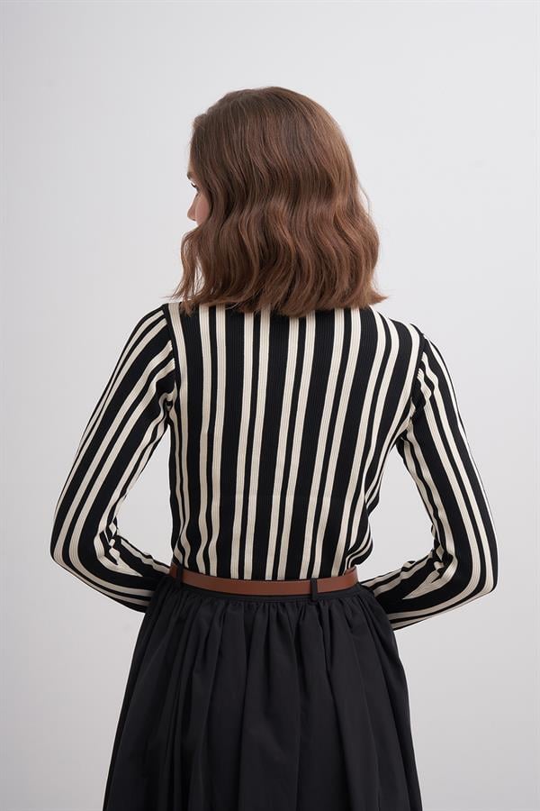 Mergen Kazak Siyah Ekru