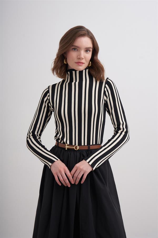 Mergen Kazak Siyah Ekru