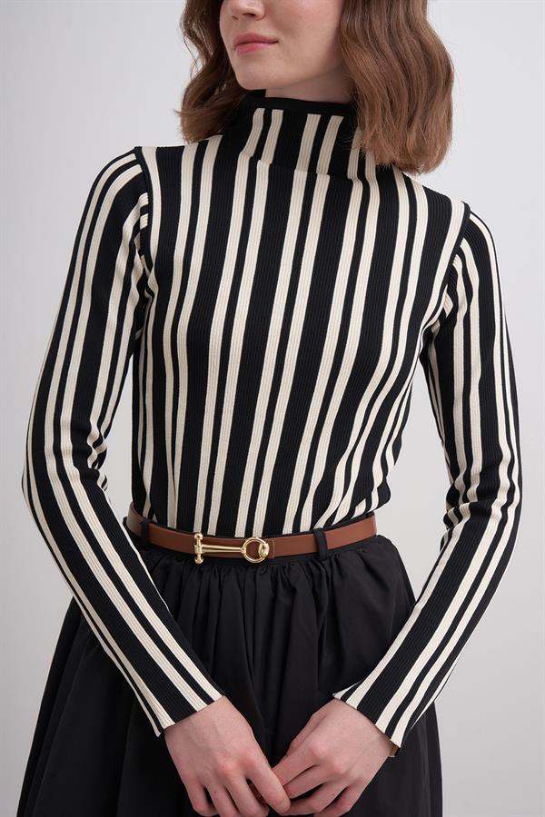 Mergen Kazak Siyah Ekru