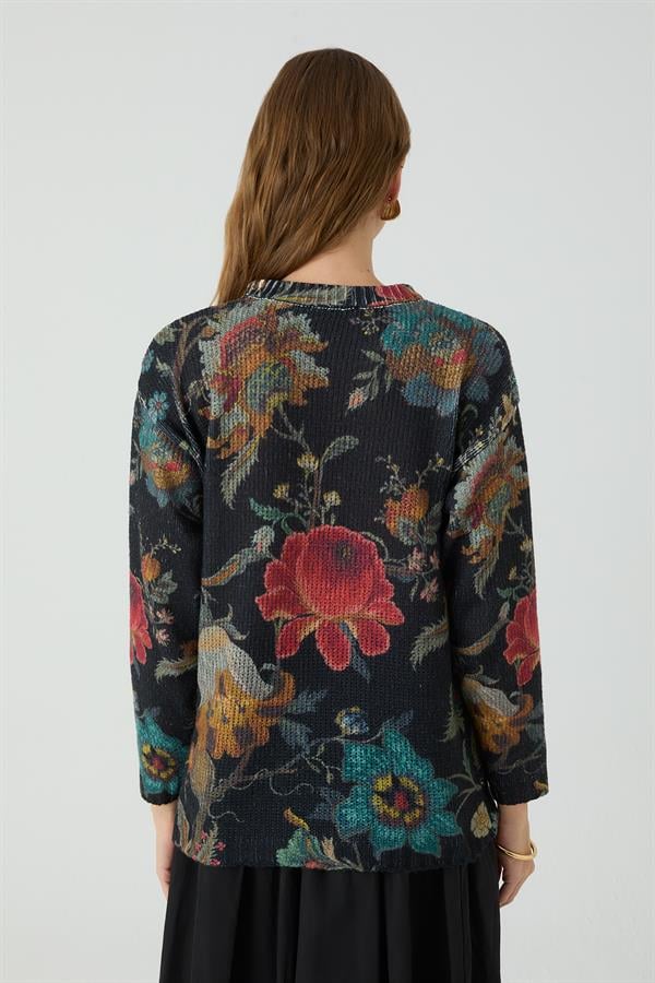 BASKILI KAZAK SİYAH