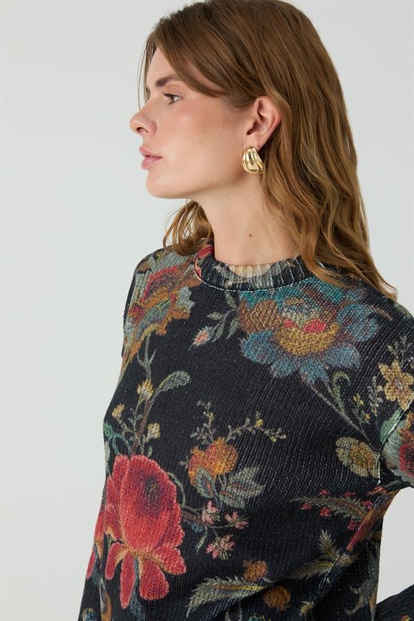 BASKILI KAZAK SİYAH