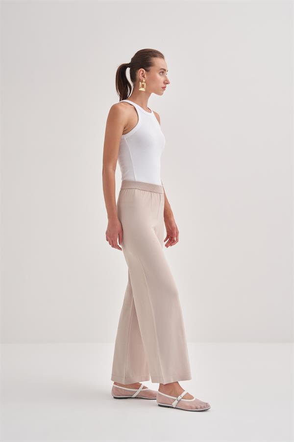 Rayon Merserize Pantalon Bej