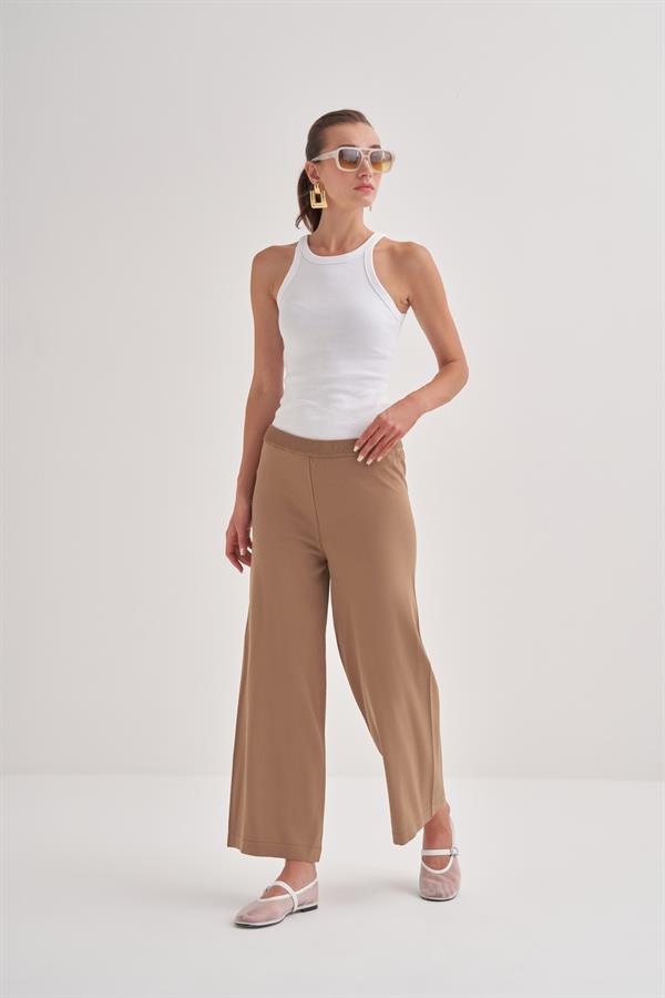 Rayon Merserize Pantalon Camel