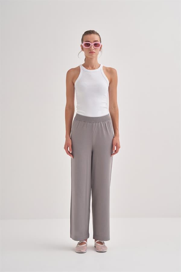 Rayon Merserize Pantalon Gri