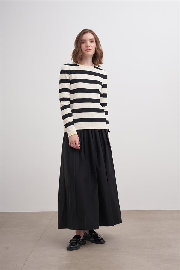 Side Kazak Ekru Siyah