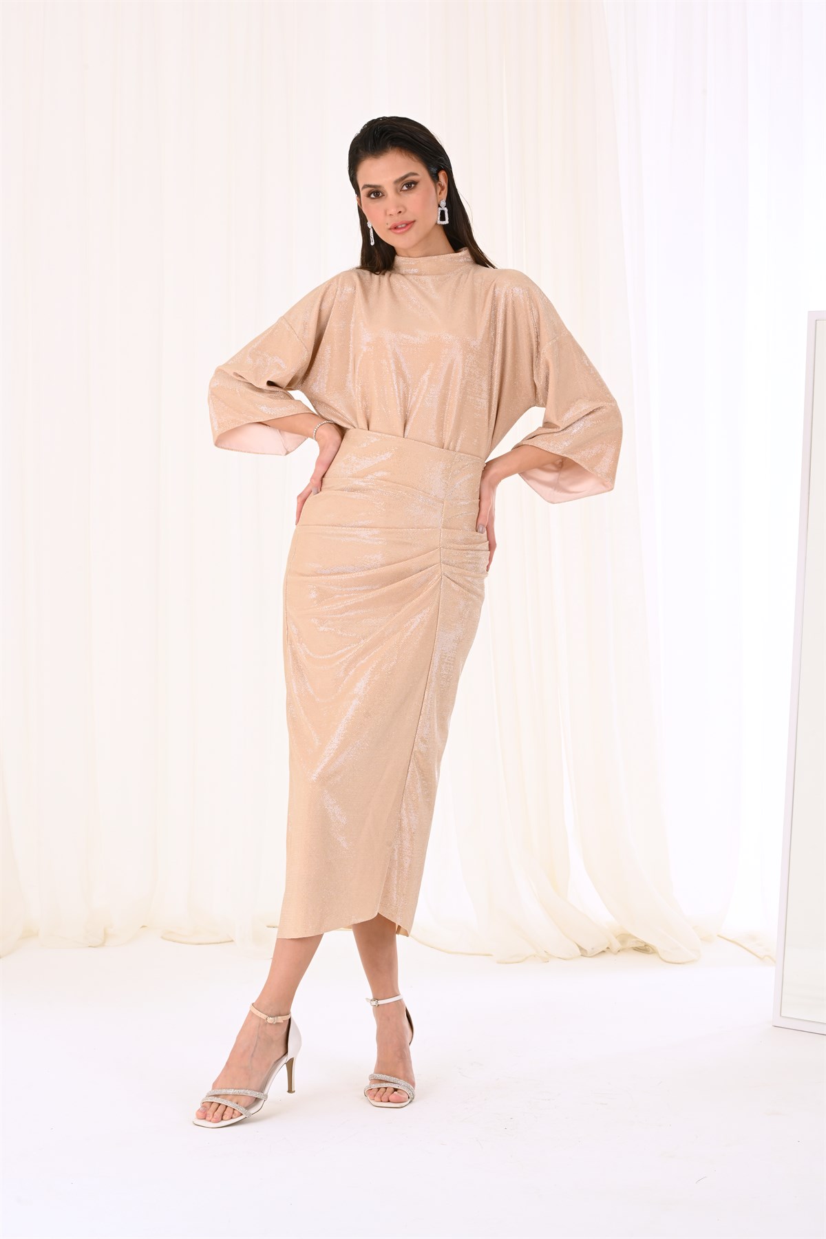 Nude Drape Etek Takım