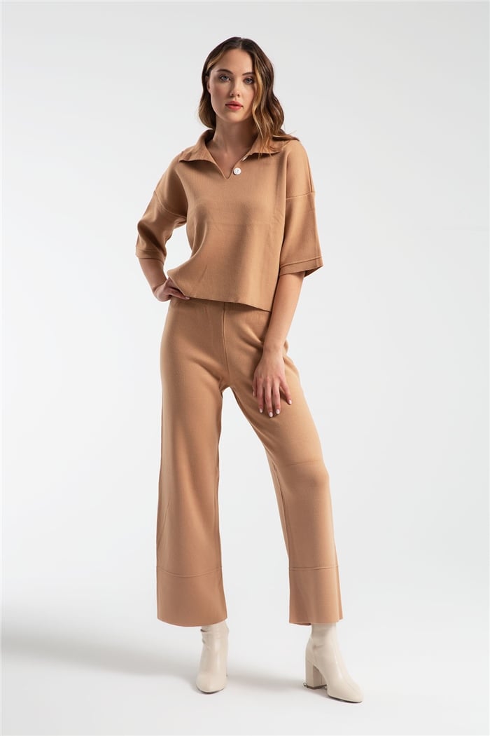 Avrile Alt Üst Triko Takım  CAMEL  A91266-S