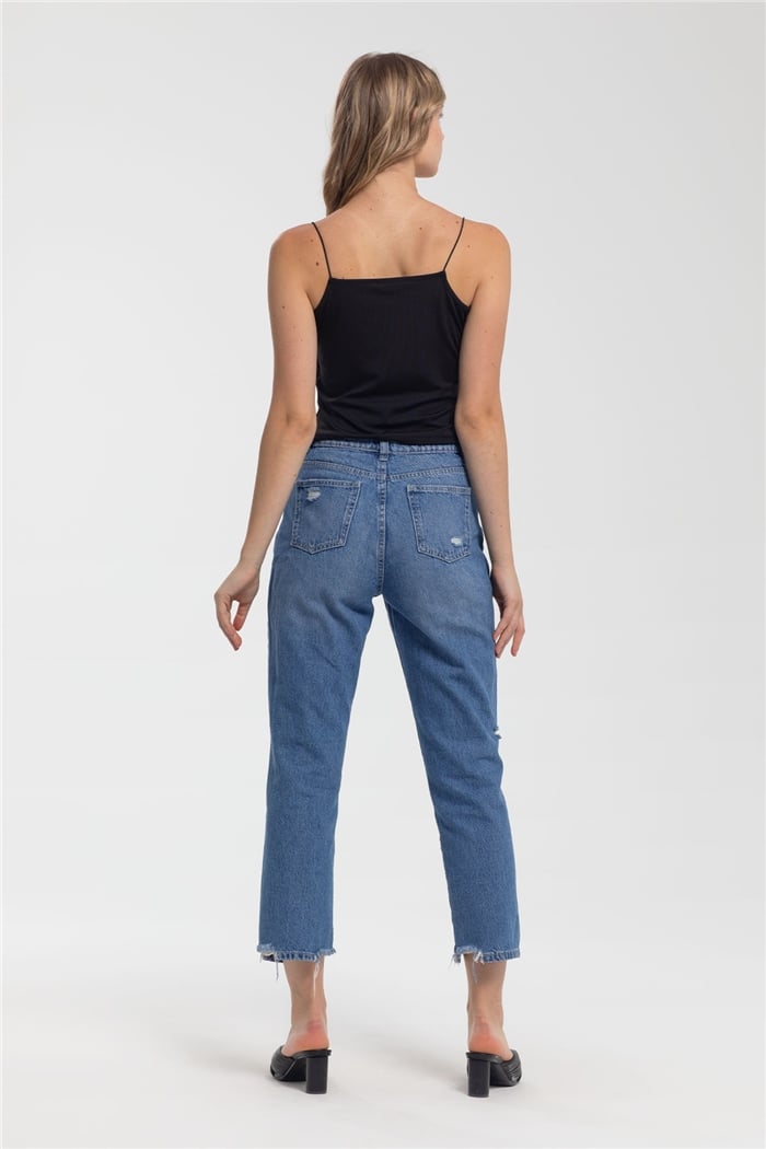 Avrile Askılı Bluz  SİYAH  A21-10373