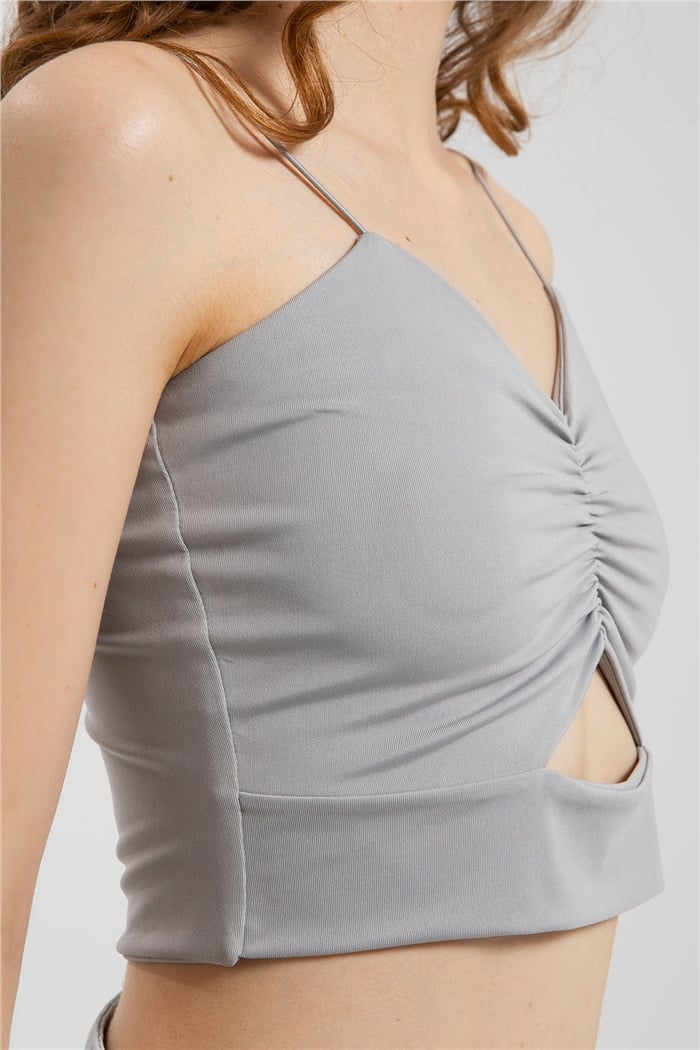 Avrile Bluz  GRİ  A21-10400