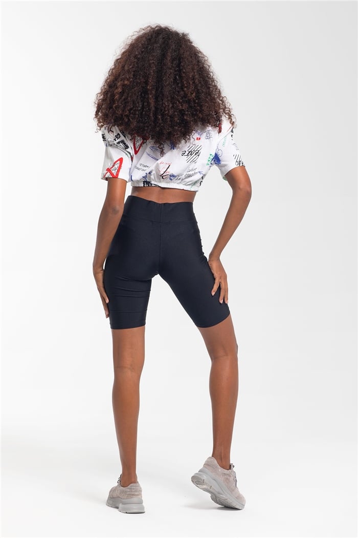 Avrile Crop Bluz  BEYAZ  A21-10402