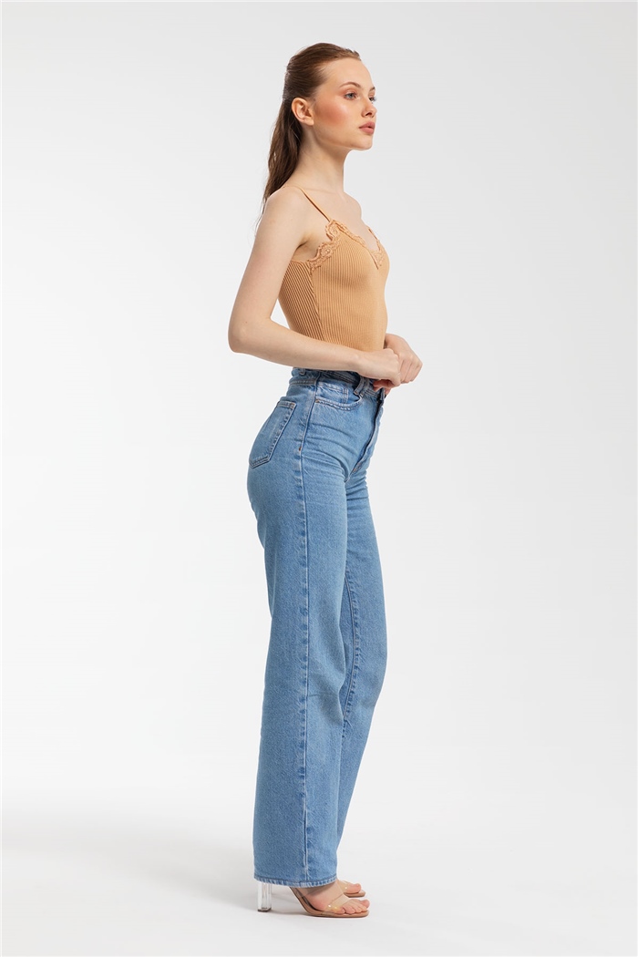 Avrile Dantelli Triko Zıbın  CAMEL  A91769-S