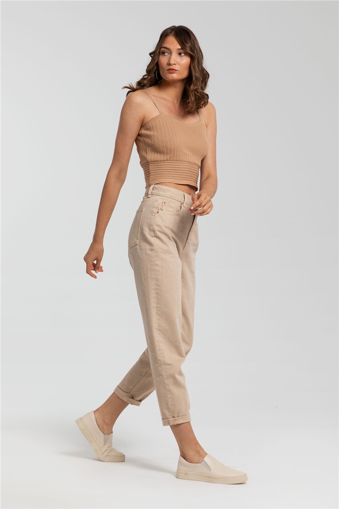 Avrile Fitilli Triko Atlet  CAMEL  A91740-S